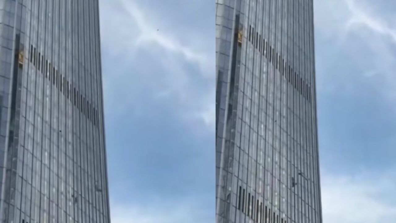 Video: Aircraft crashes into Beijing’s China Zun Skyscraper, emergency teams rush to spot