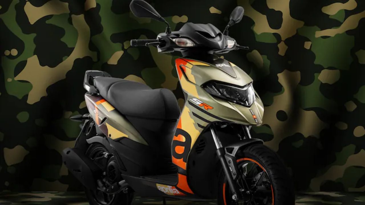Aprilia’s SR 175 just got a military-inspired makeover; Have you seen this camouflage edition yet?