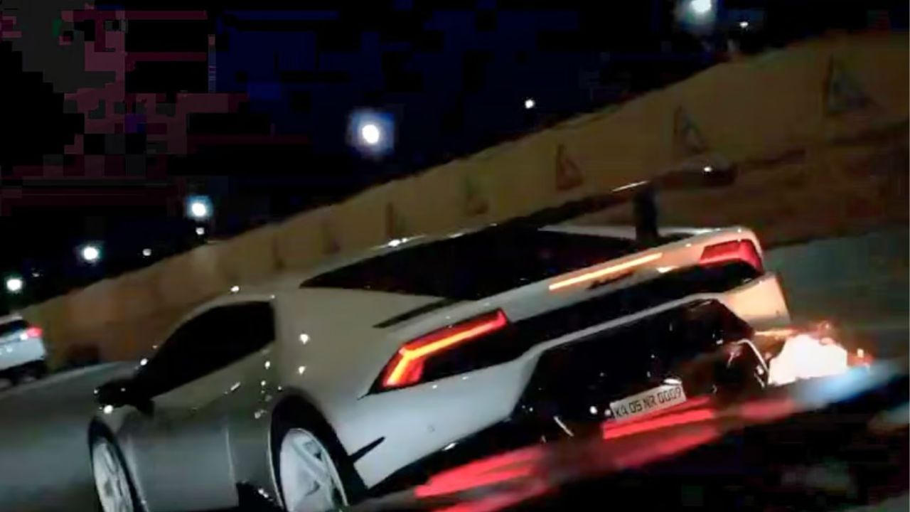 Flames, Loud Exhaust and a Viral Video: Ricky Rai’s Lamborghini under police scanner again