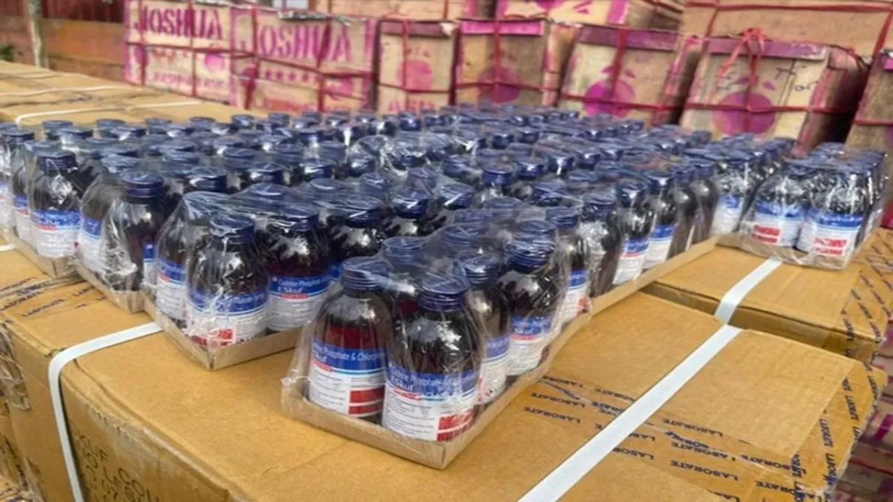 Noida Police seize 3,600 bottles of illegal codeine syrup; three accused absconding