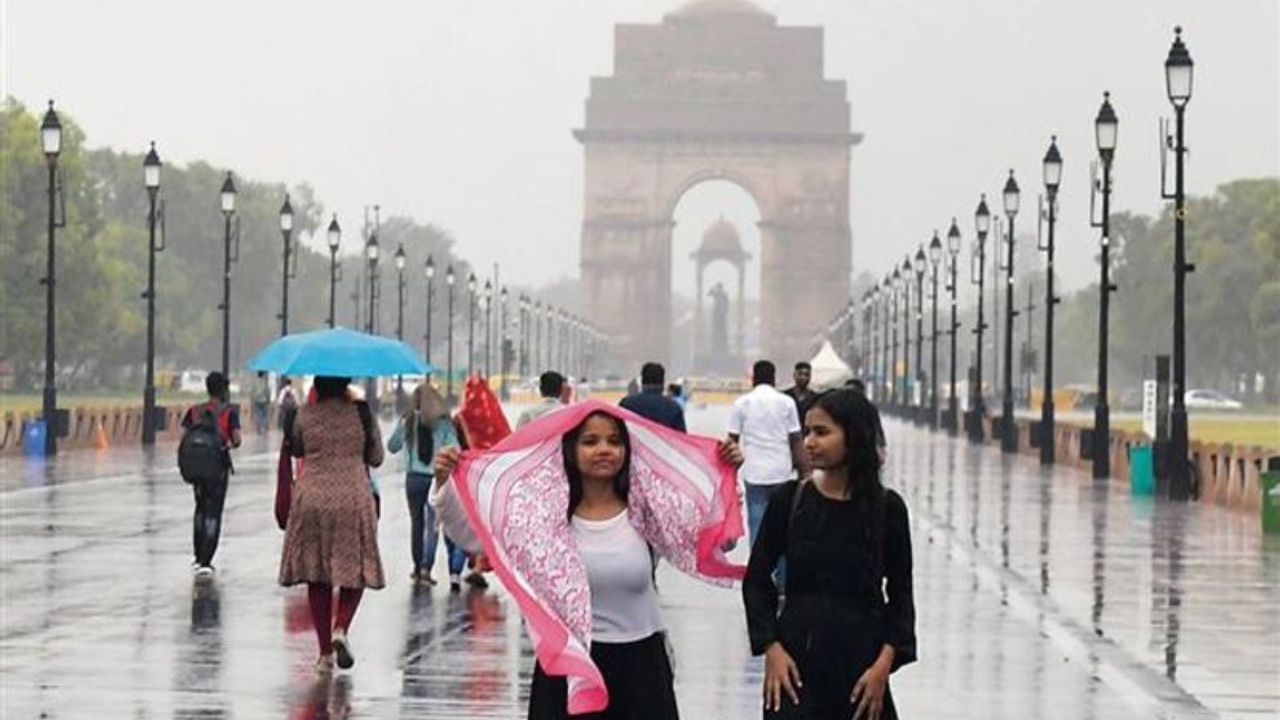 Delhi gets rain relief after scorching heat; IMD predicts thunderstorms and gusty winds
