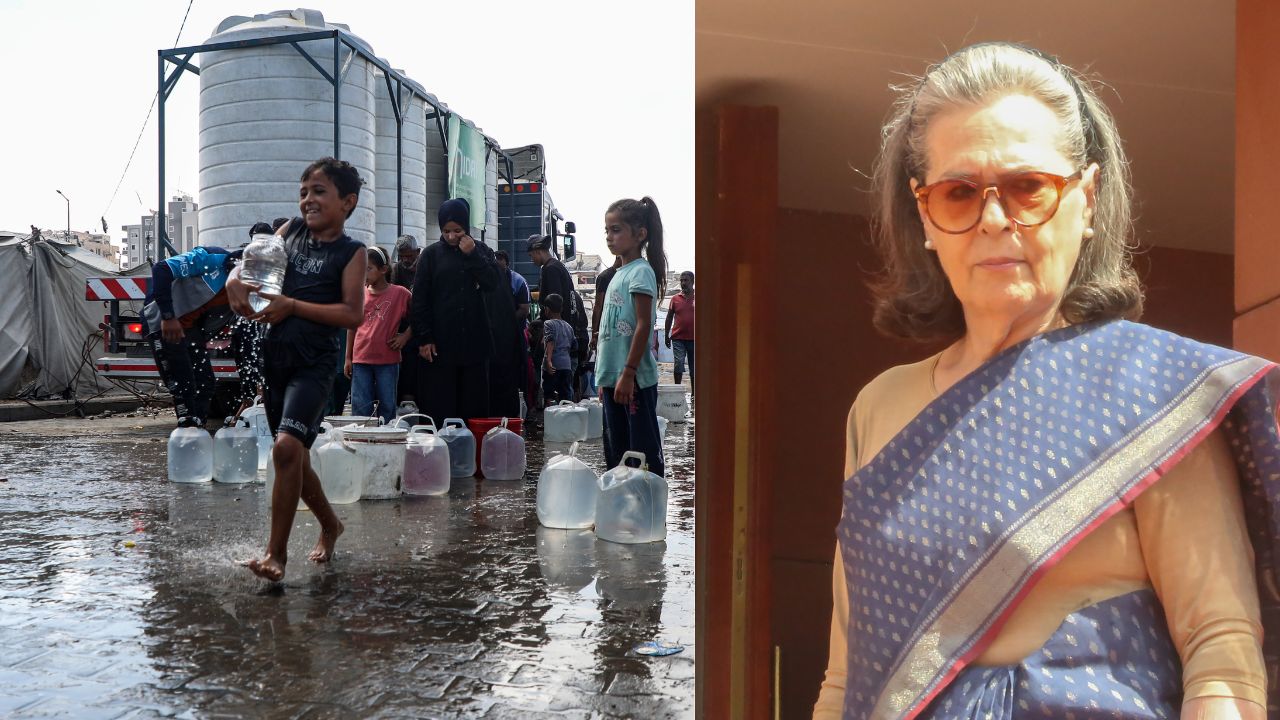 Sonia Gandhi questions Centre’s Gaza stand, says silence hurts India’s moral standing