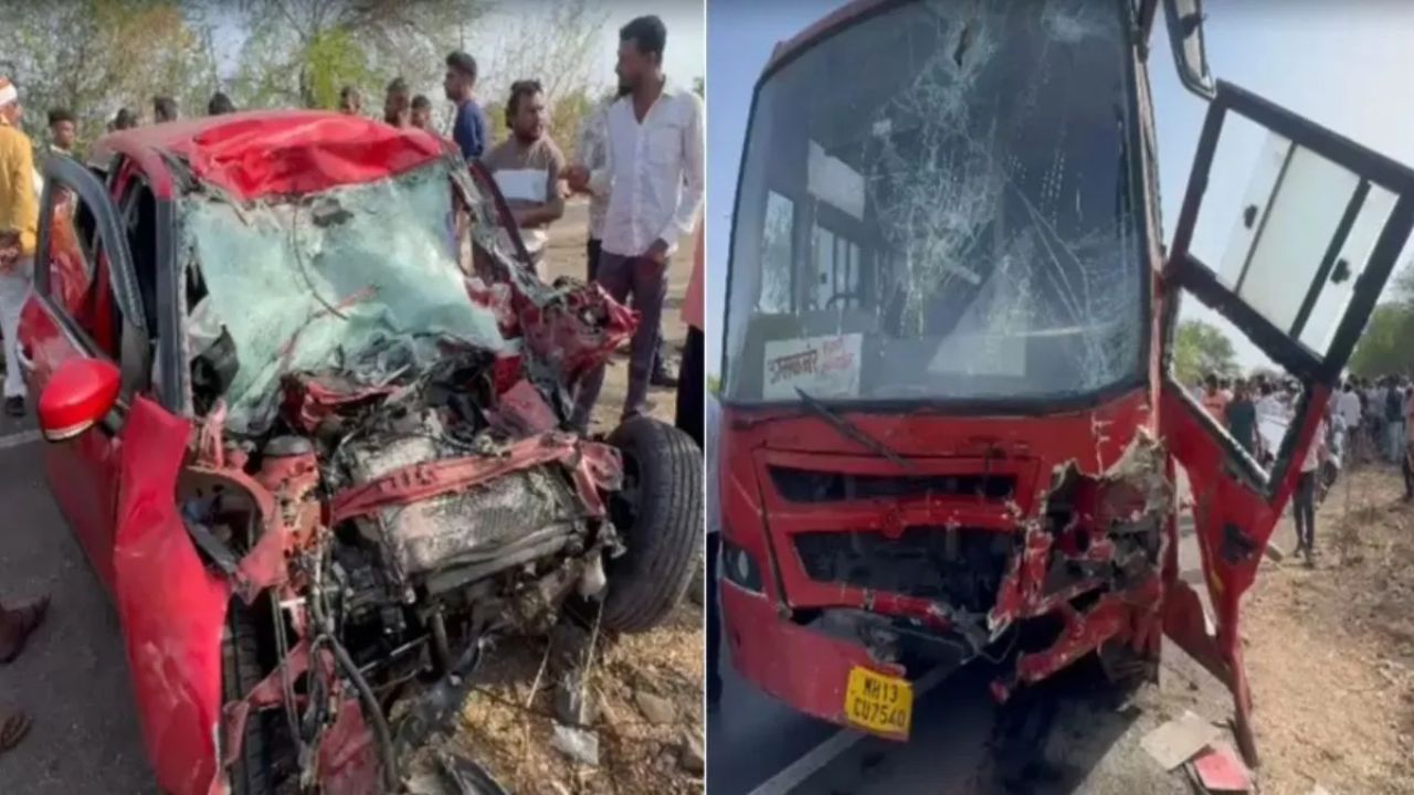 Maharashtra Road Tragedy: Six die in Jalgaon highway crash while heading to family function