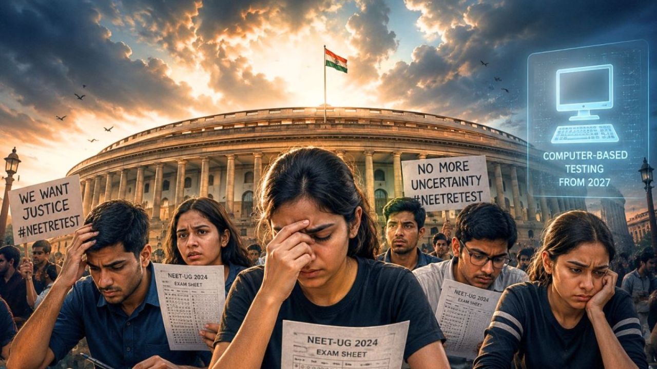 Students Shouldn’t Lose A Year’: Parliamentary panel suggests conducting NEET UG multiple times yearly
