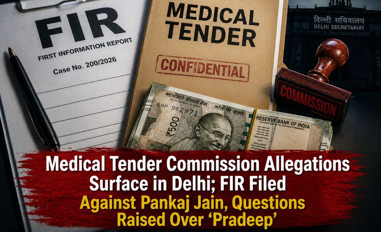 Medical Tender Commission Allegations Surface in Delhi; FIR Filed Against Pankaj Jain, Questions Raised Over ‘Pradeep’