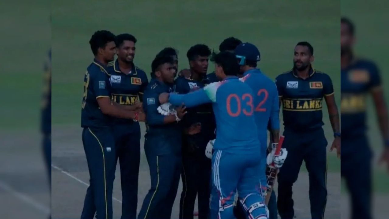 Tempers flare as Vaibhav Sooryavanshi reacts after India A’s super over heartbreak