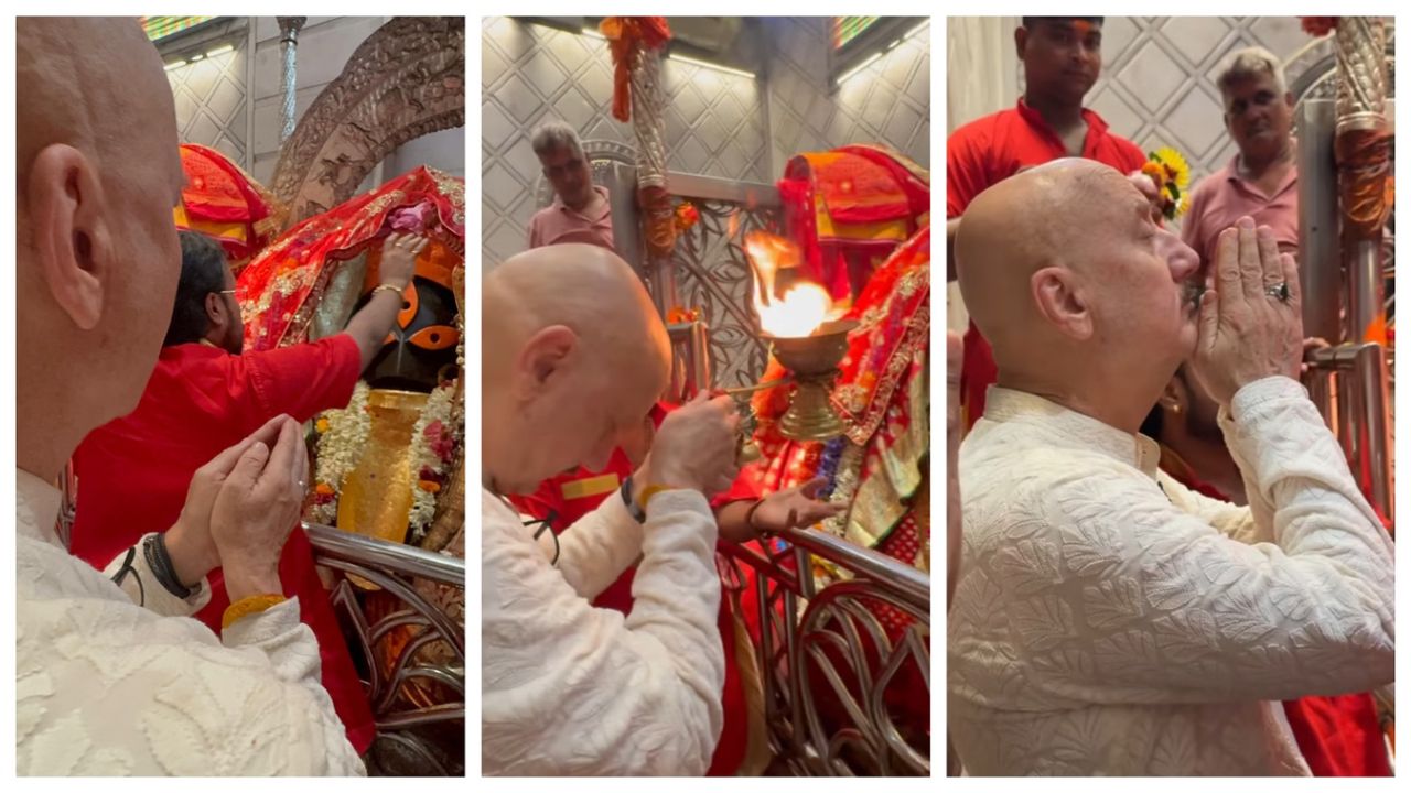 “Jai Maa Kali!” Anupam Kher shares emotional message after Kalighat Temple visit