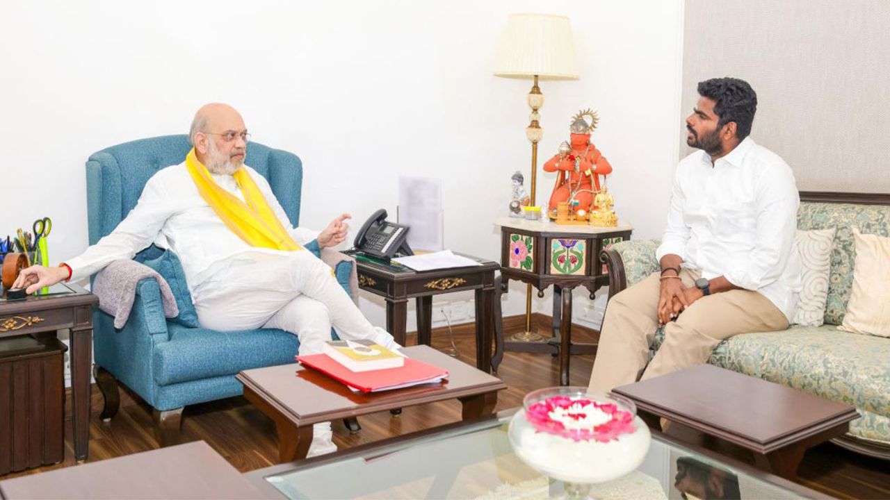 Annamalai meets Amit Shah in Delhi as speculation on his exit and new party talks intensifies