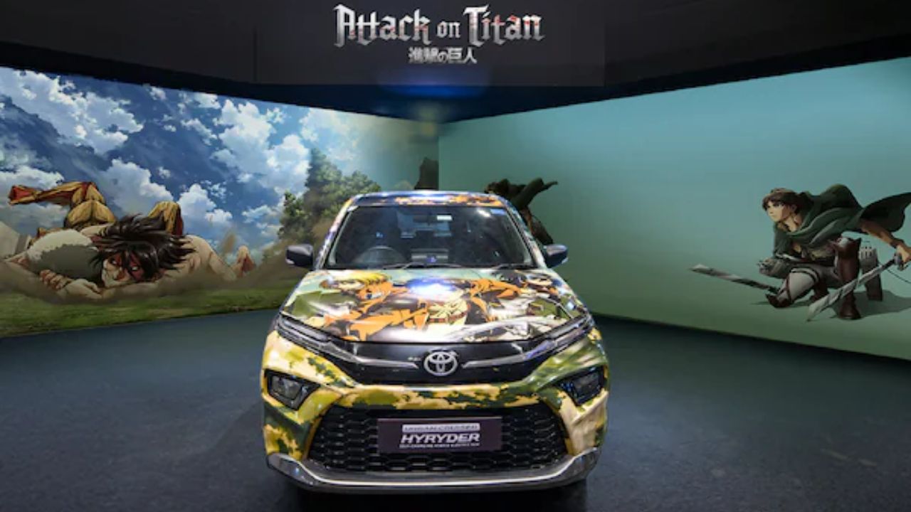 Toyota Hyryder gets ‘attack on titan’ makeover at Anime India 2026
