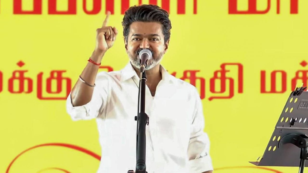 No Compromise On State’s Rights: CM Vijay targets DMK, AIADMK in first rally after TVK win