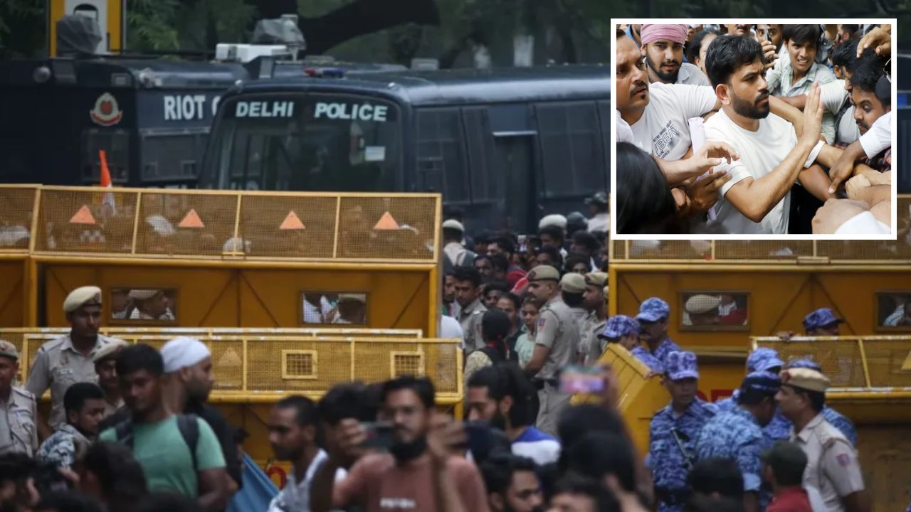 CJP Chalo Sansad March: Abhijeet Dipke ‘Picked Up’ by Police; Saurav Das Claims Protesters Were Beaten