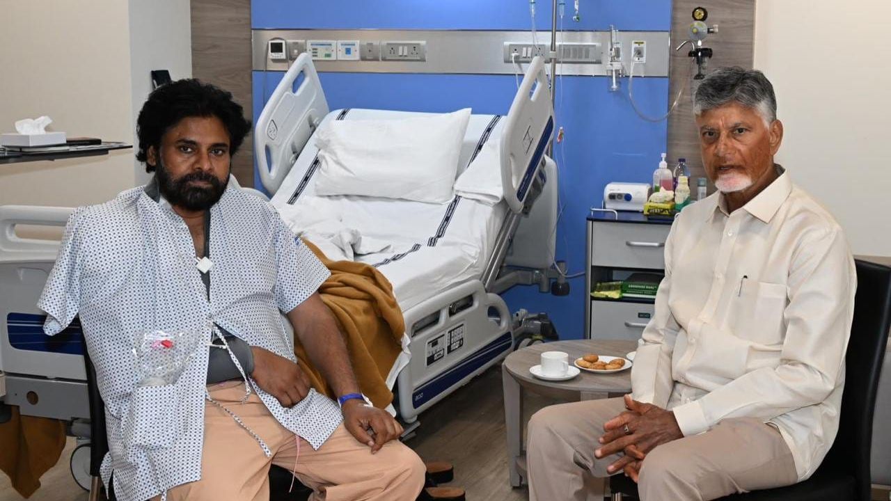 Pawan Kalyan Recovering: Chandrababu Visited Hospital
