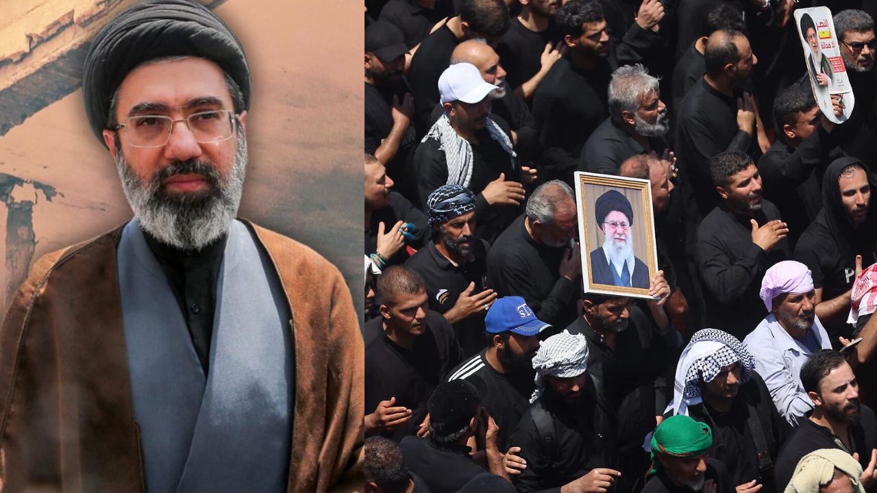 Mojtaba skipping his father’s funeral? Khamenei’s coffin taken to assassination site; 20 million to attend
