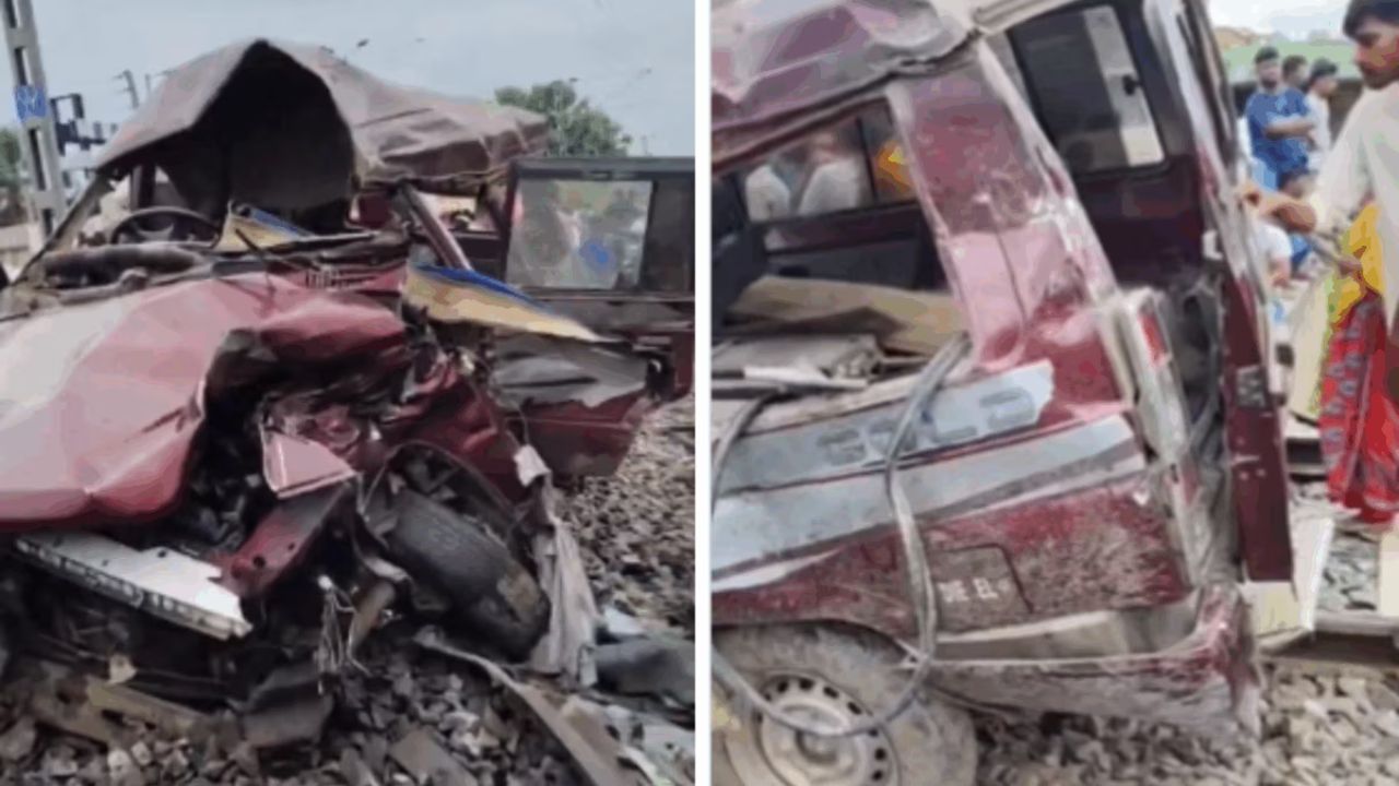 West Bengal Tragedy: Two school students among three killed as train collides with pool car in Murshidabad