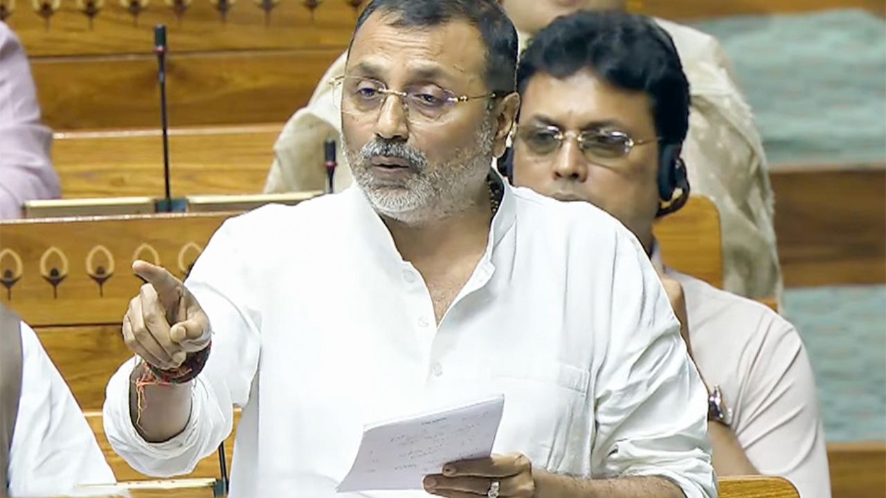 BJP MP Nishikant Dubey Attacks Agitating Students