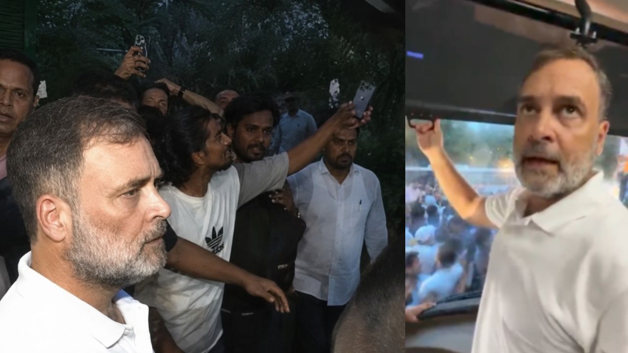 Rahul Gandhi Leads INDIA Bloc MPs To Gandhi Smriti, Pays Tribute To Students Who Died After NEET Paper Leak