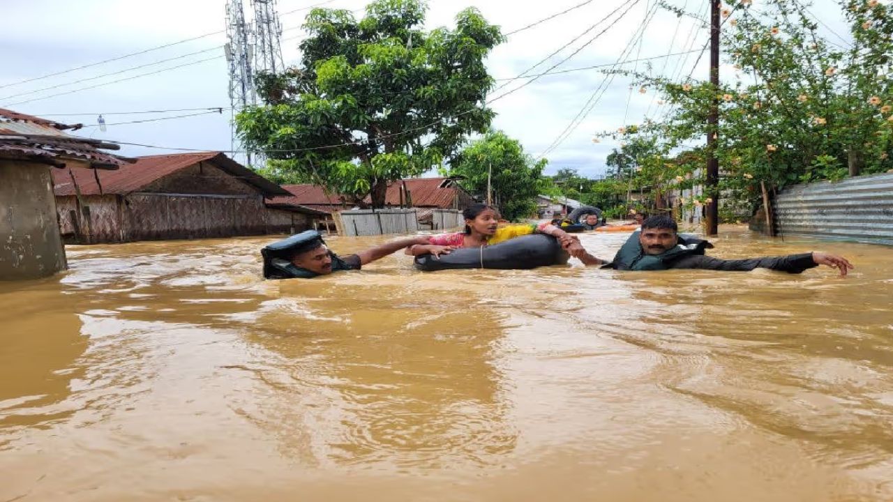 Assam Floods: Death Toll Rises To 75, Over 11.44 Lakh People Still Affected