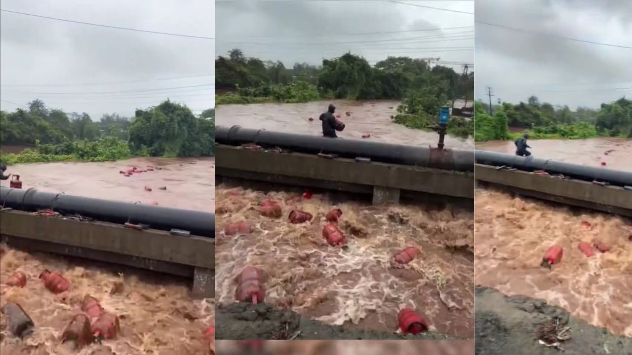 Maharashtra: Thousands of LPG cylinders swept away in Raigad; Here’s how it happened