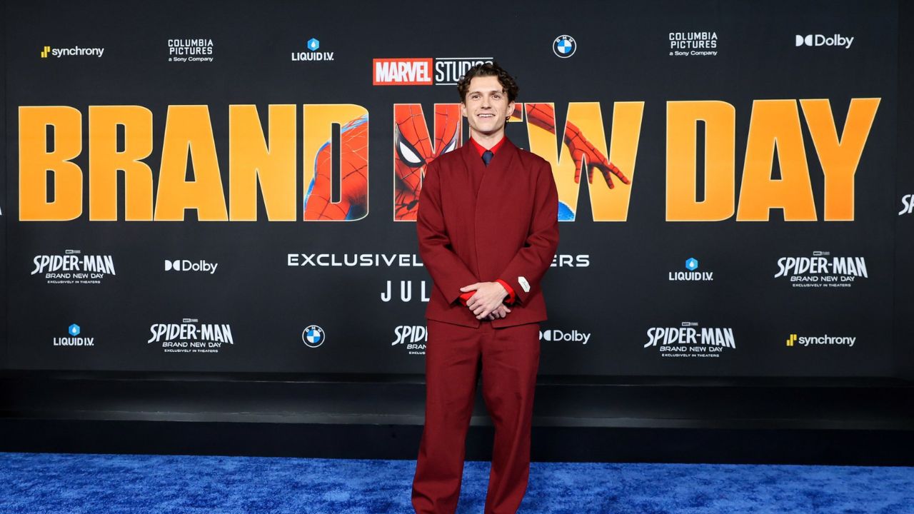 Tom Holland at the Los Angeles premiere of Columbia Pictures’ “Spider-Man: Brand New Day” held at Dolby Theatre