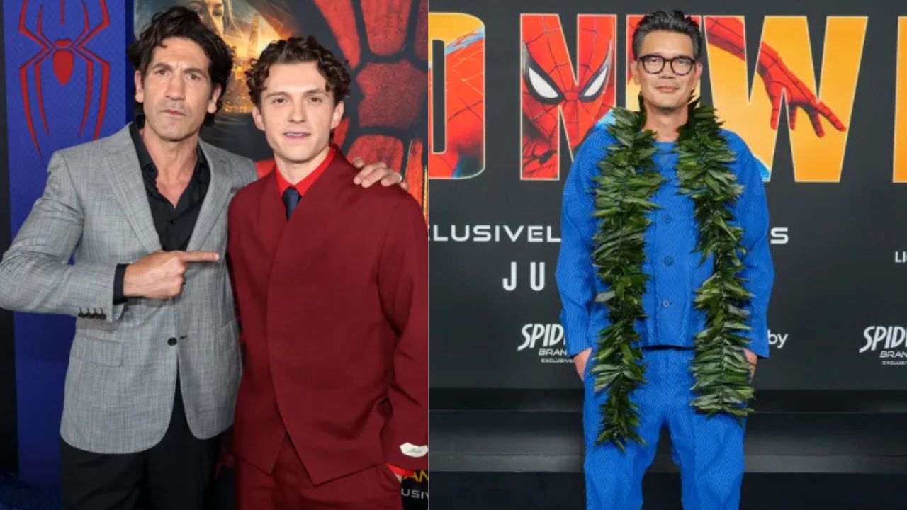 Tom, Jon Bernthal and Director Destin Daniel Cretton at the Los Angeles premiere of Columbia Pictures’ “Spider-Man: Brand New Day” held at Dolby Theatre