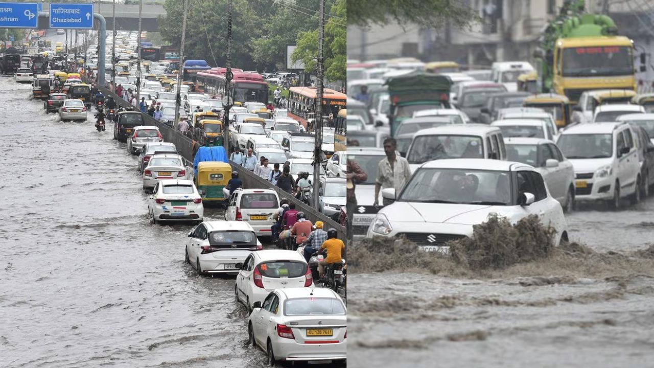 Delhi gets monsoon relief as heavy showers cause waterlogging