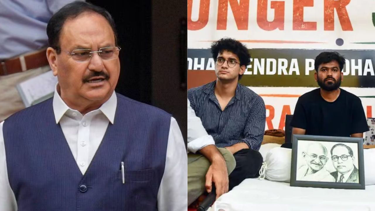 Jantar Mantar Protest: CJP Delegation to Meet Union Minister JP Nadda Today Over NEET Protest Demands