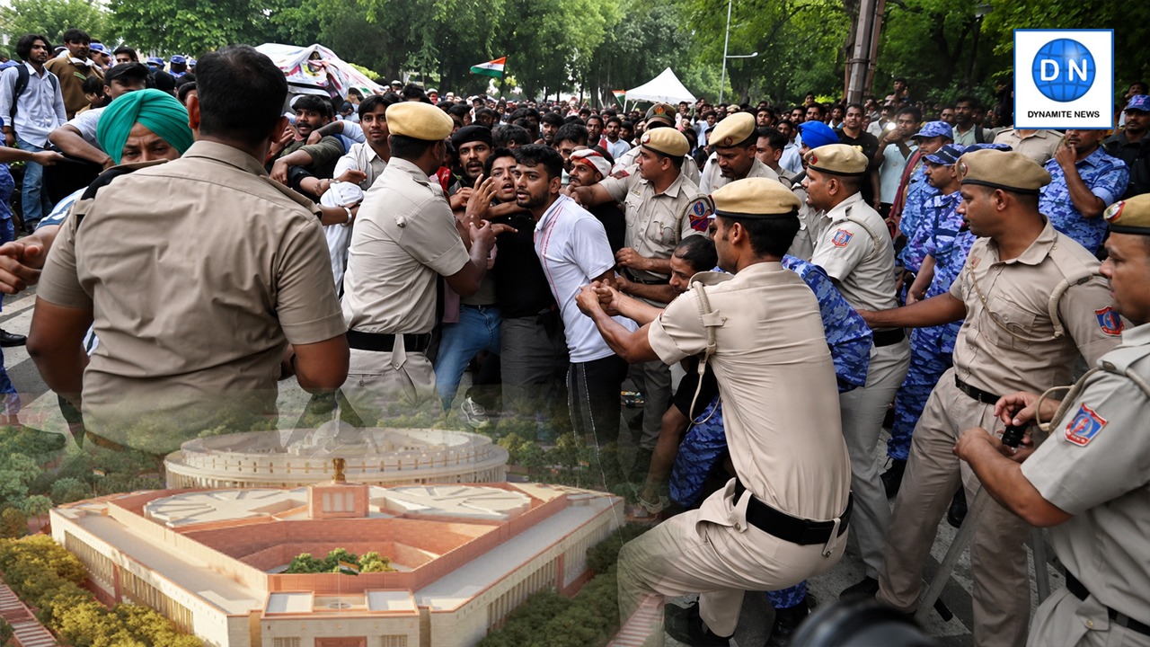 Monsoon Session- CJP Protest LIVE: Abhijeet Dipke Has Been ‘Picked Up by Police’, Claims CJP; Tear gas on protesters