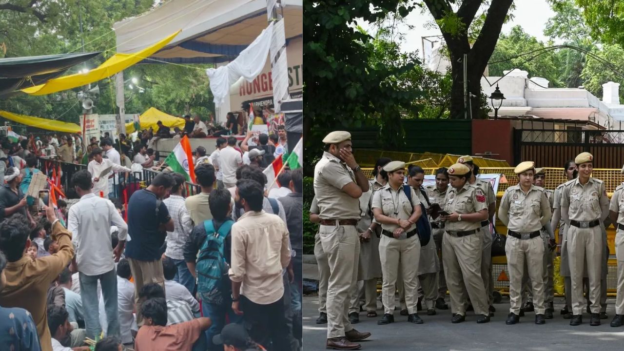 Delhi on High Alert Ahead of CJP ‘Chalo Sansad’ March; Barricades, Vehicle Checks Tightened Near Parliament