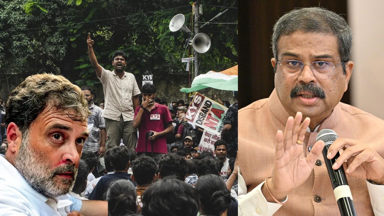 ‘Committed To Discussing NEET’: Pradhan Hits Back At Rahul Of Using Students As ‘Political Tools’