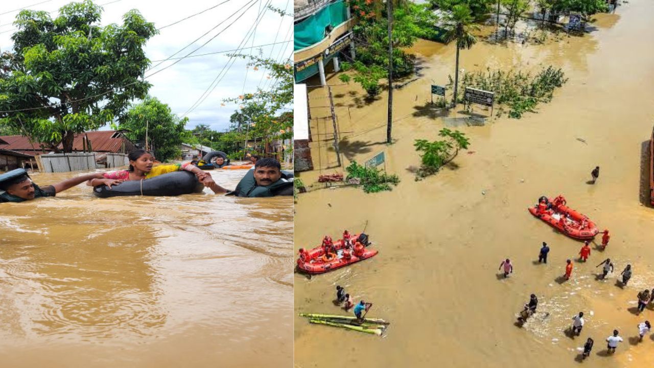 Assam Floods: Death Toll Rises to 41, Over 700,000 People Affected Across 25 Districts
