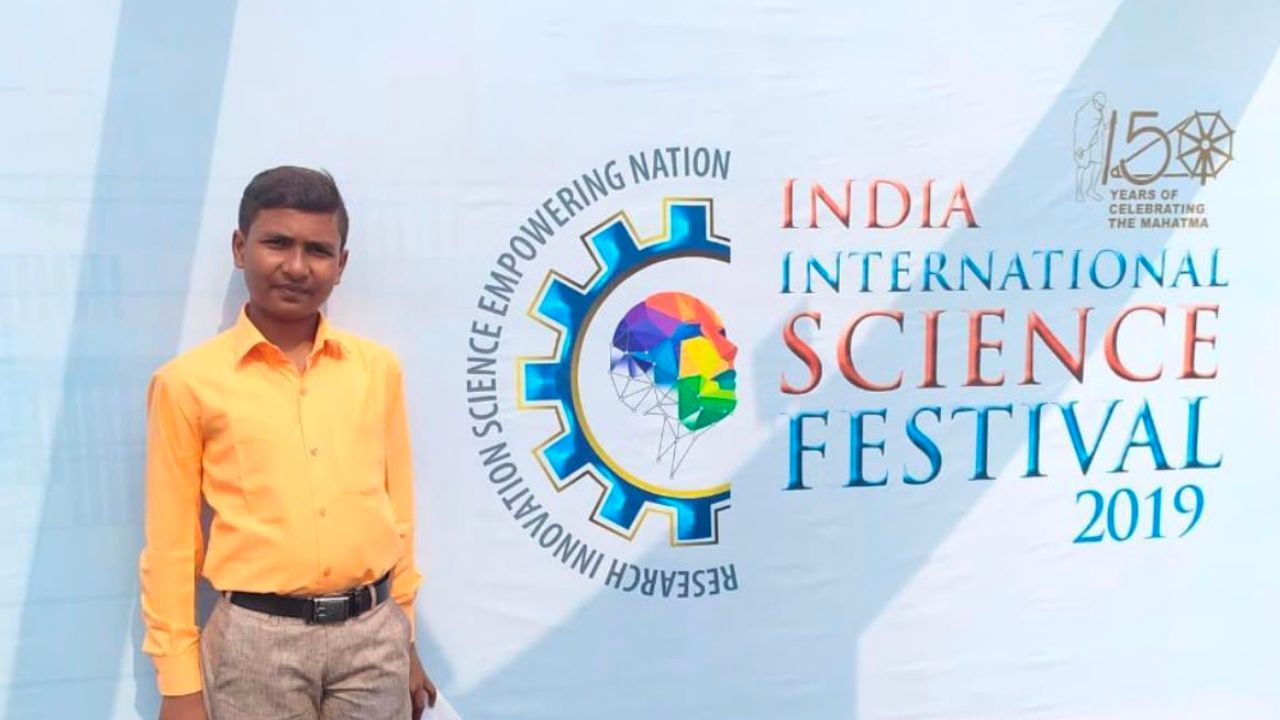 Rahul Singh as a young participant at the India International Science Festival 2019. (Source: Rahul Singh’s family)