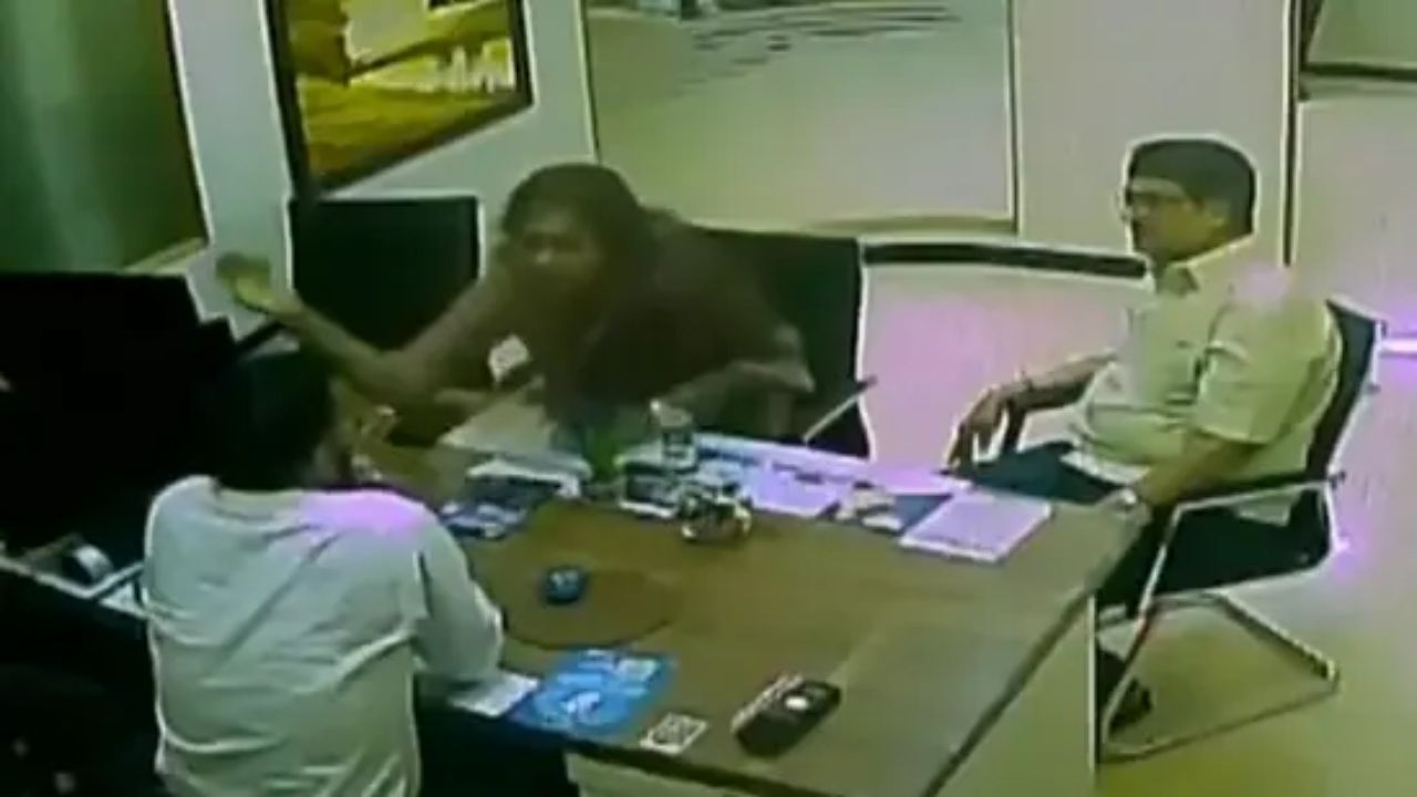 Tamil Nadu: Karunanidhi’s Granddaughter Booked For Slapping SBI Manager; Video Goes Viral