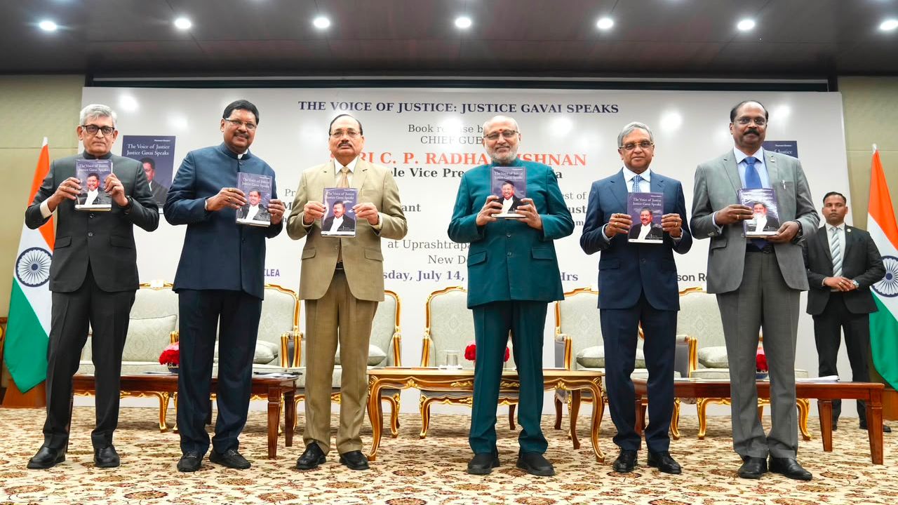 Vice-President Releases The Voice of Justice: Justice Gavai Speaks, Calls It an Important Constitutional Document