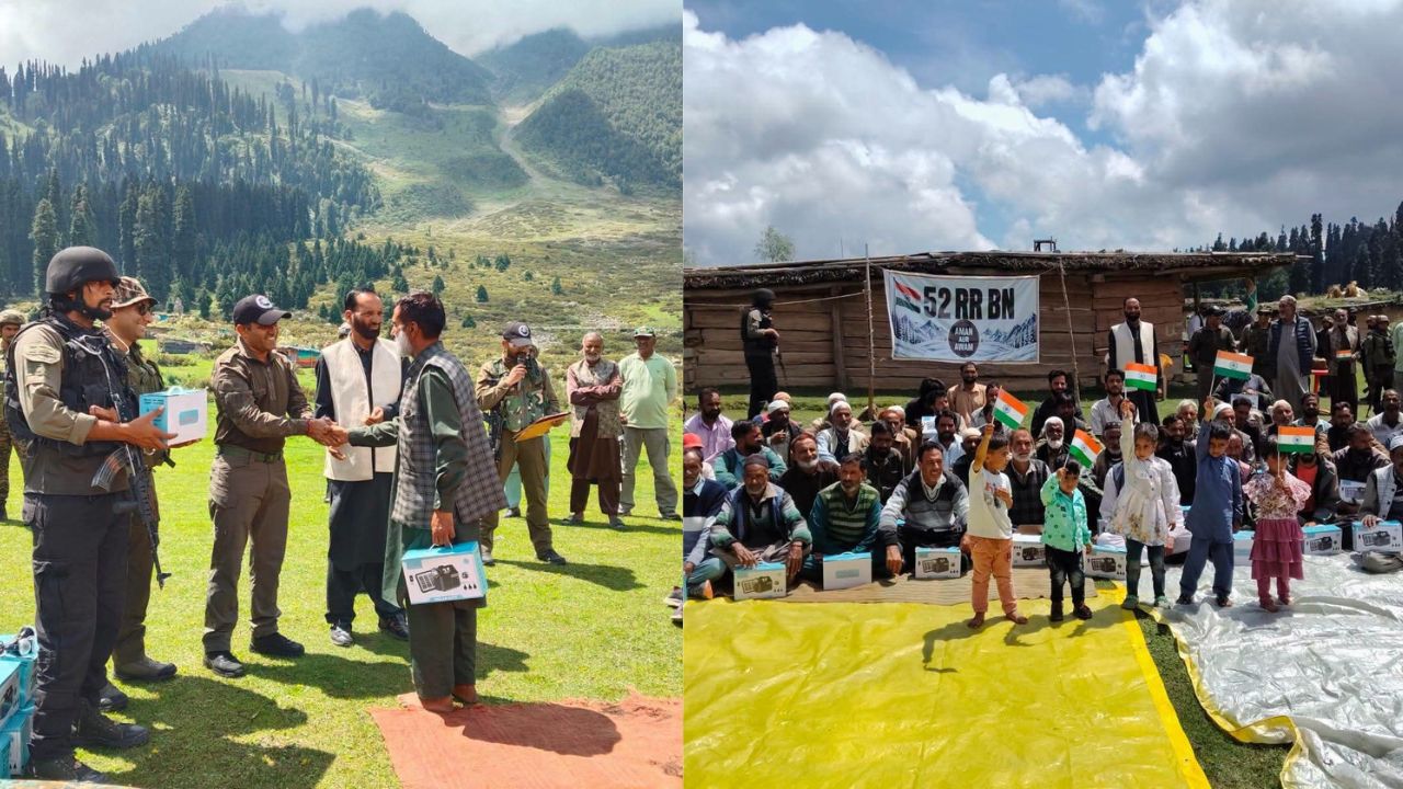 Army’s Solar Initiative Illuminates Remote Dhoks in Baramulla, Brings New Hope to Gujjar-Bakkarwal Children