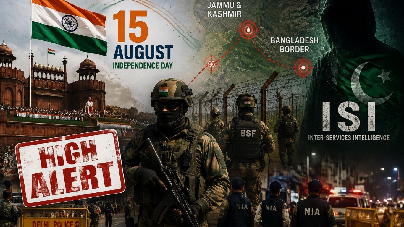 Big Security Alert Before August 15! IB Flags ISI-Linked Terror Threat, Agencies Step Up Surveillance