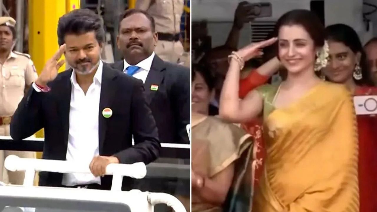 People Could Not Accept This: Vijay-Trisha I-Day Salute Sparks Political Storm, DMK Launches Sharp Attack