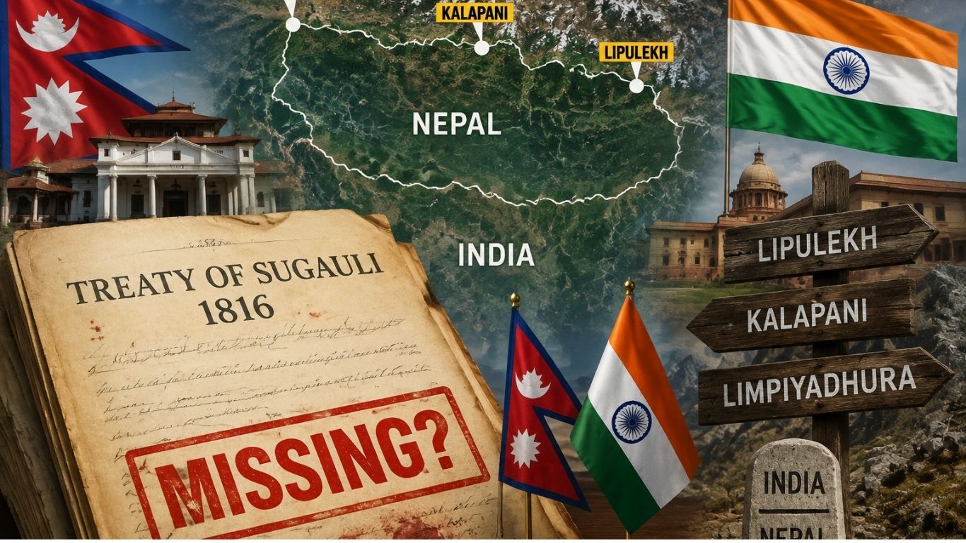 Sugauli Treaty Mystery: Nepal Says Original 1816 Border Agreement Status Unknown Amid Lipulekh Dispute