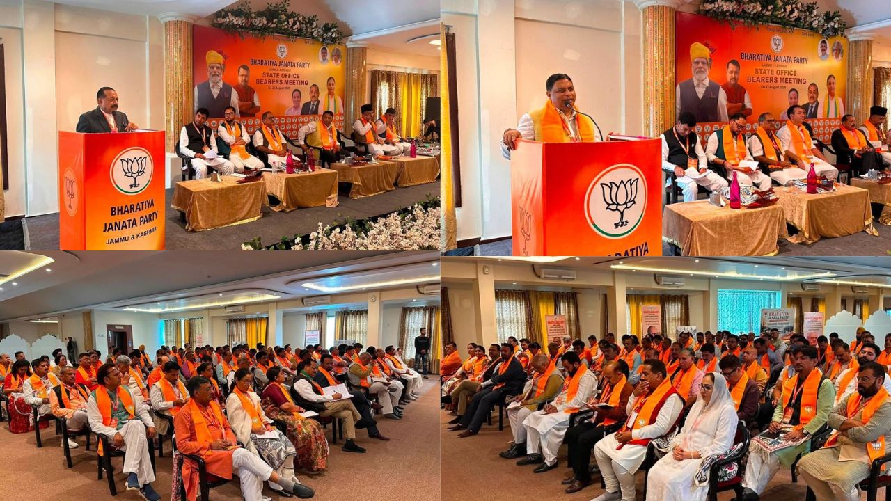 J&K Politics Heat Up: Jitendra Singh Leads BJP’s Srinagar Meet, Big Strategy Plan Ahead