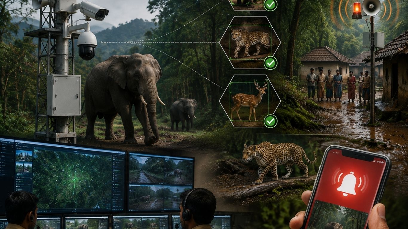 Jharkhand Deploys AI-Based Surveillance Towers to Prevent Human-Wildlife Conflict