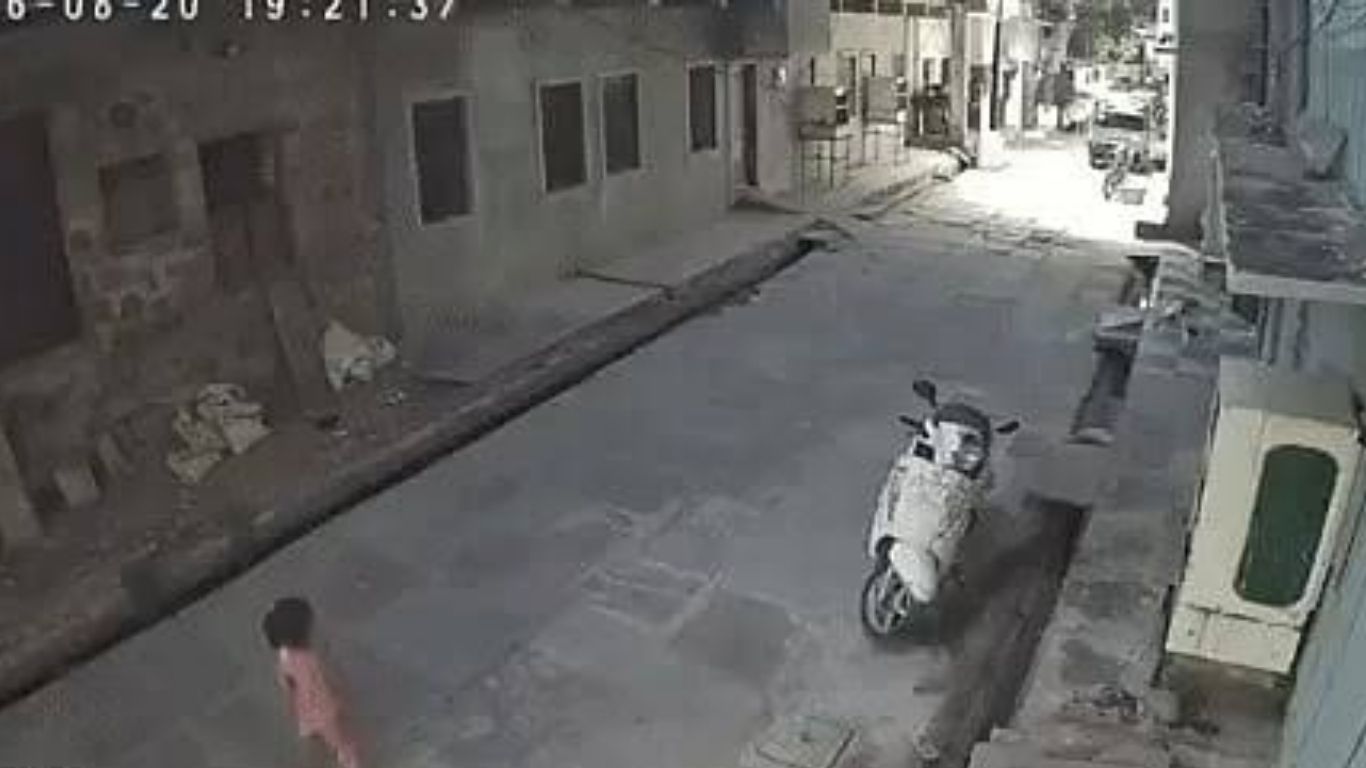 CCTV Captures Terrifying Moment Stray Dog Attacks 5-Year-Old Girl in Kota