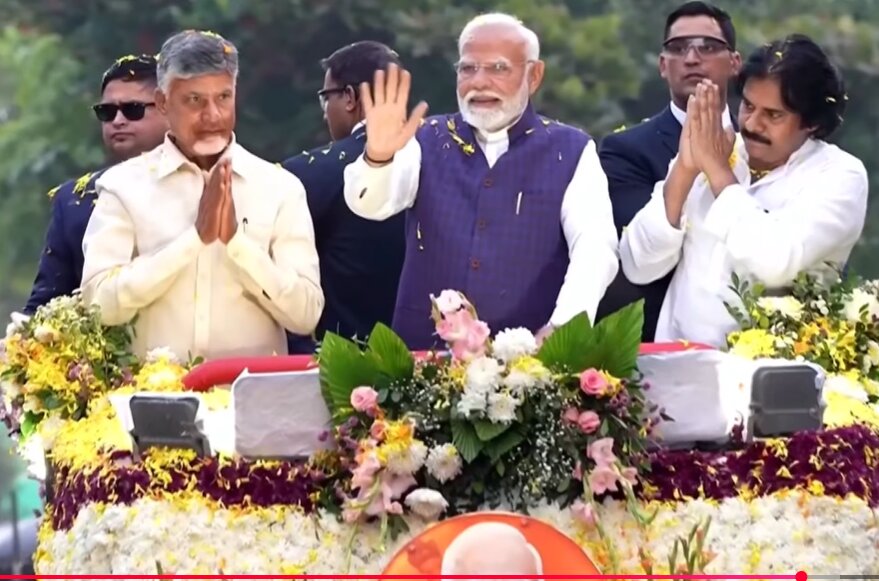 PM Modi inaugurates AP’s first greenfield international airport worth Rs 5640 crore at Vizianagaram