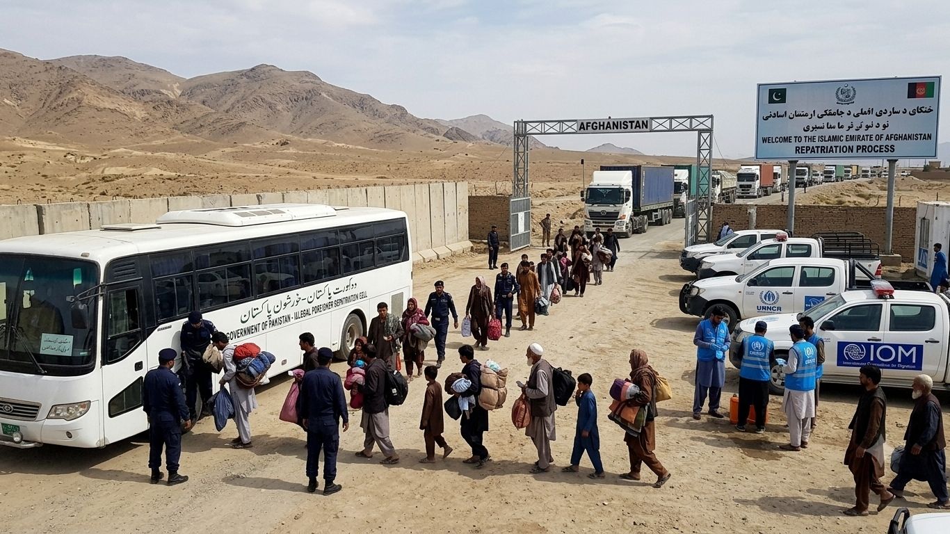 Pakistan Deports Over 140,000 Undocumented Afghan Nationals from Punjab Province