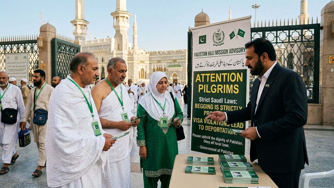 Pakistan Warns Hajj and Umrah Pilgrims in Saudi Arabia Over Begging and Visa Violations