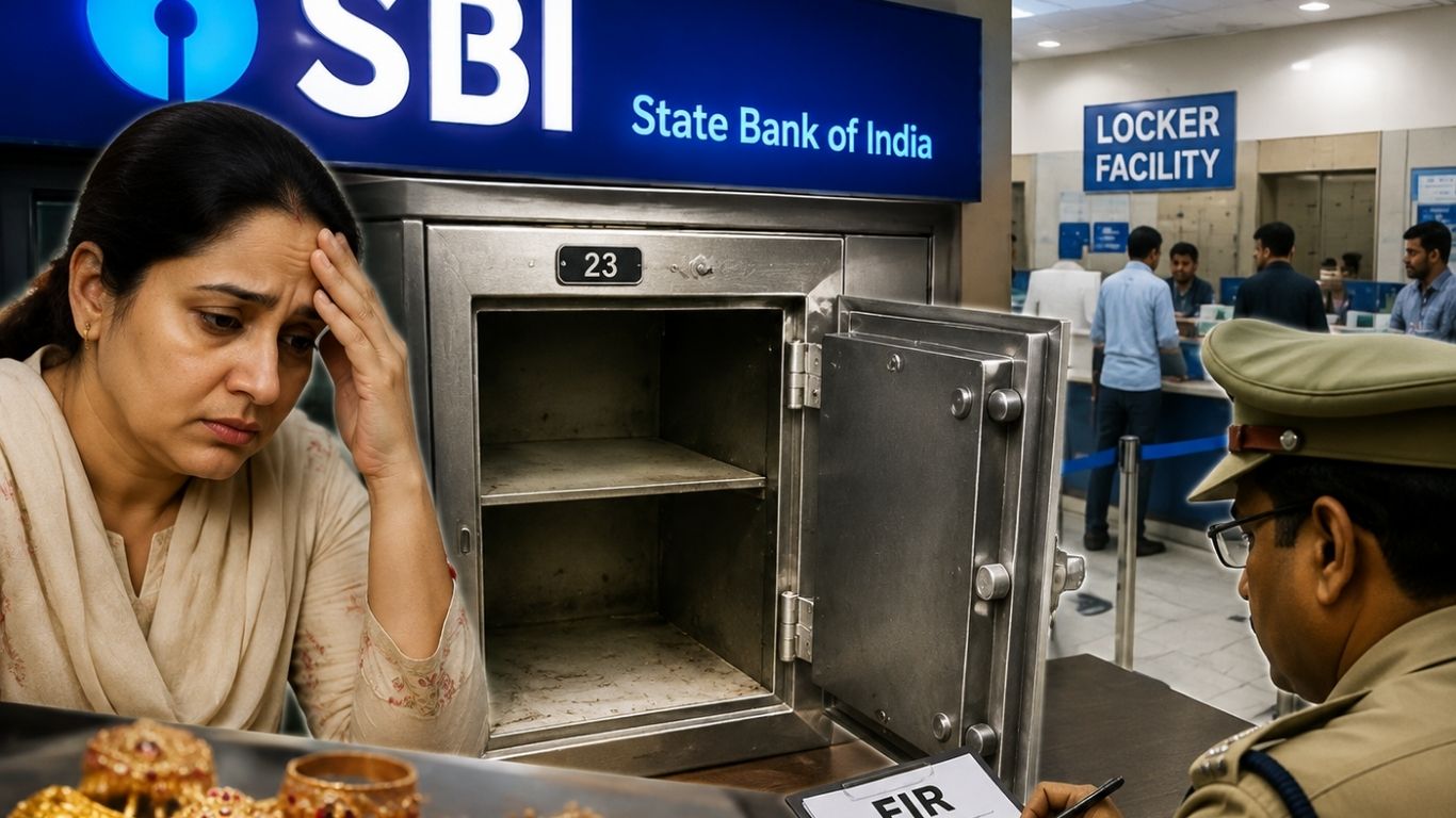 SBI Locker Case in Kanpur: Woman Claims ₹50 Lakh Jewellery Missing, FIR Registered Against Bank Officials