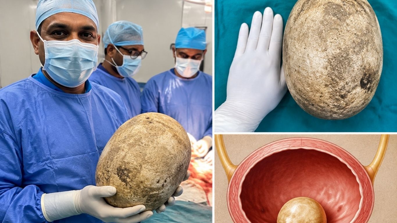 Sri Lanka Doctors Remove 3.1 Kg Bladder Stone, Largest Ever Recorded
