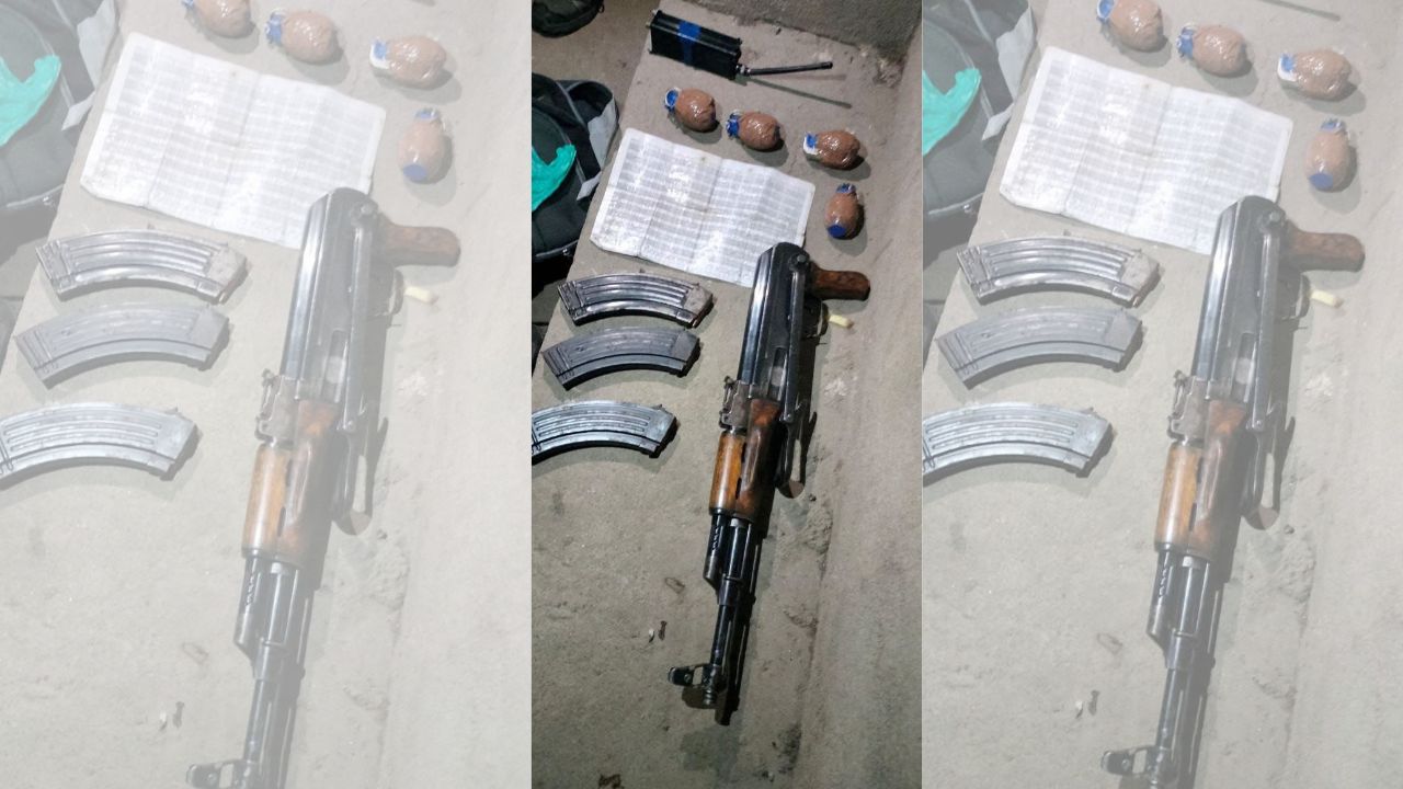 Sopore Breaking News: Abandoned House Search Leads to Recovery of AK-47, Grenades and IED