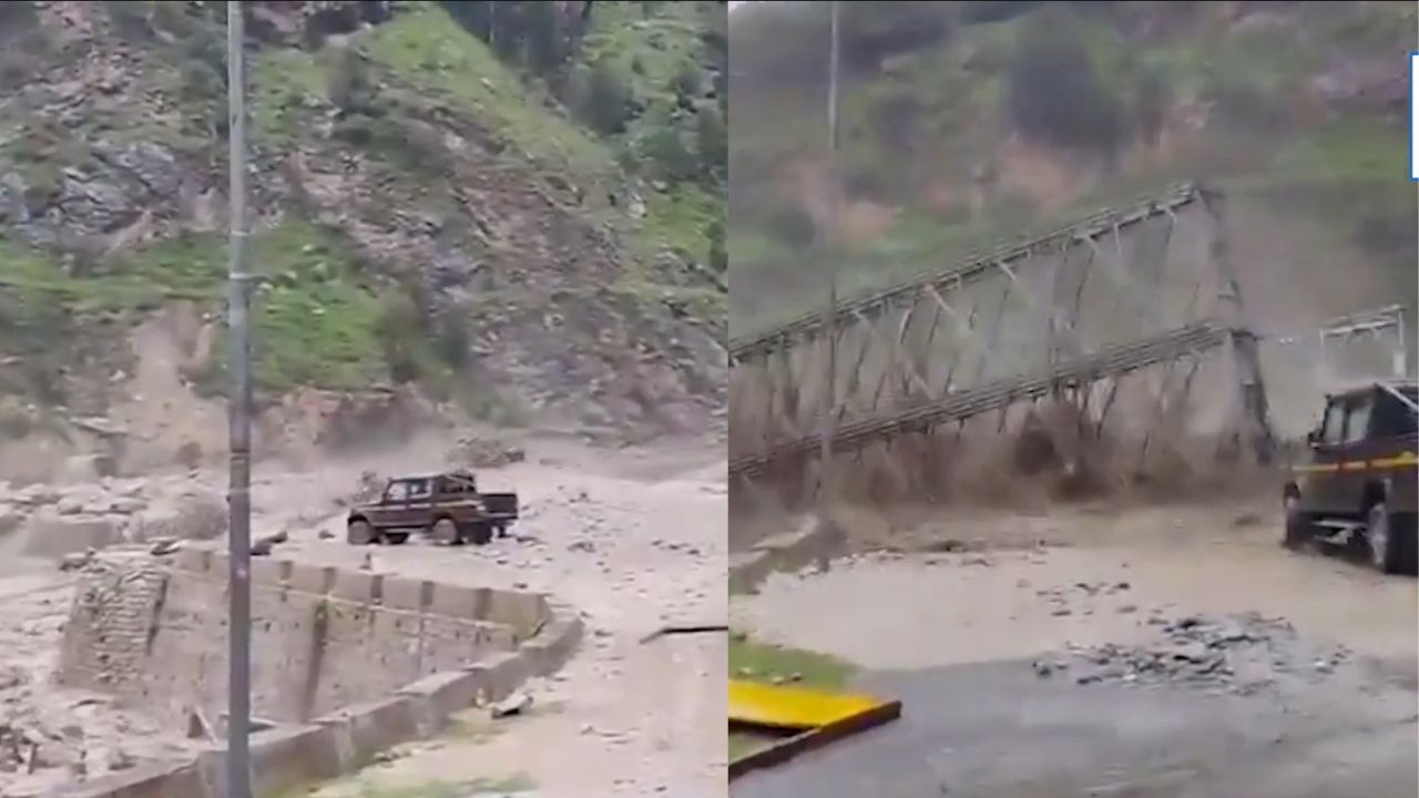 Uttarakhand Cloudburst: Tamak in Chamoli Devastated, BRO Bridge Swept Away, Niti Valley Cut Off; Rescue Teams Deployed