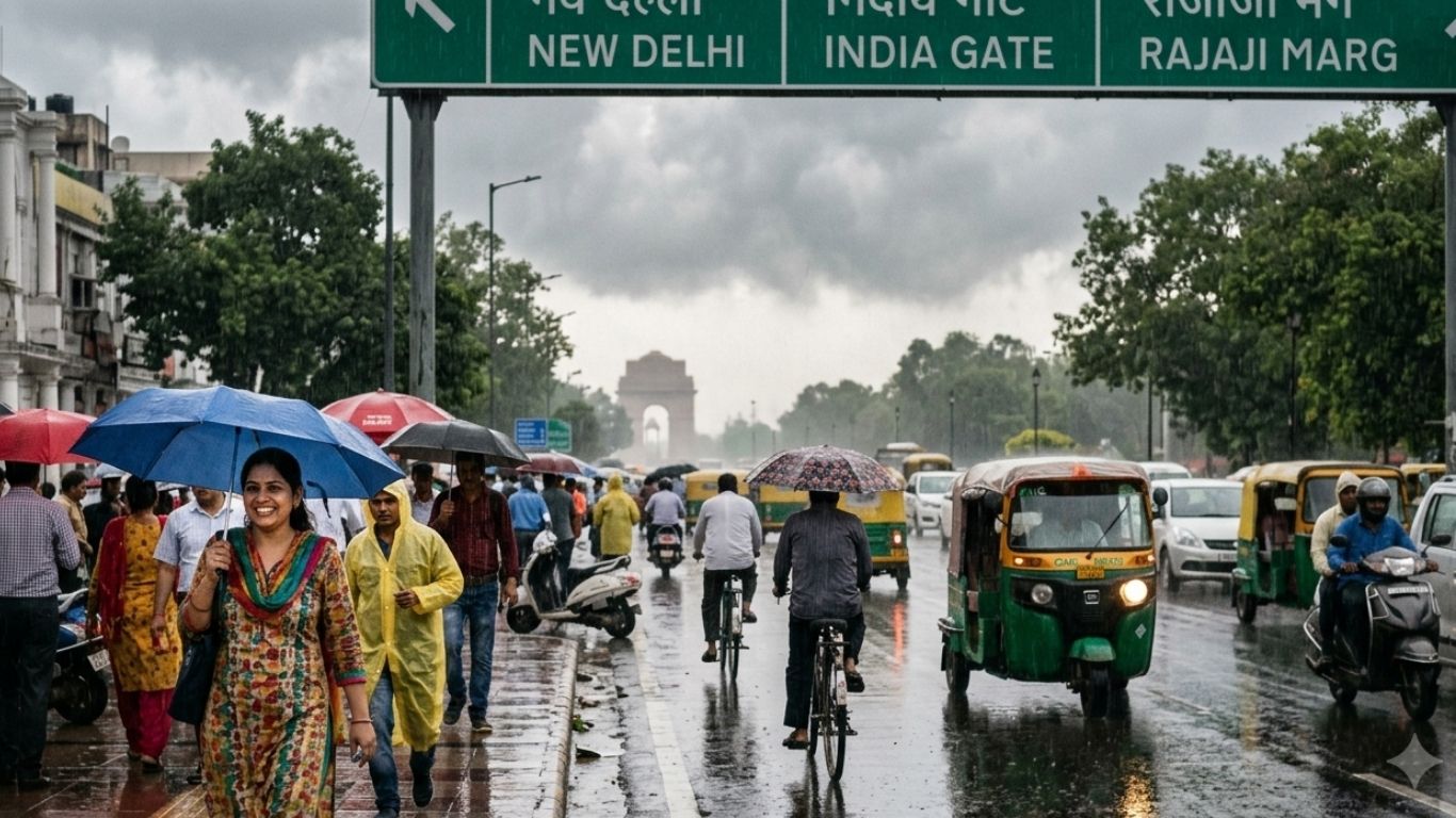 Monsoon Alert: Heavy Rainfall Expected in 25 States, Orange Alert Issued for Delhi-NCR