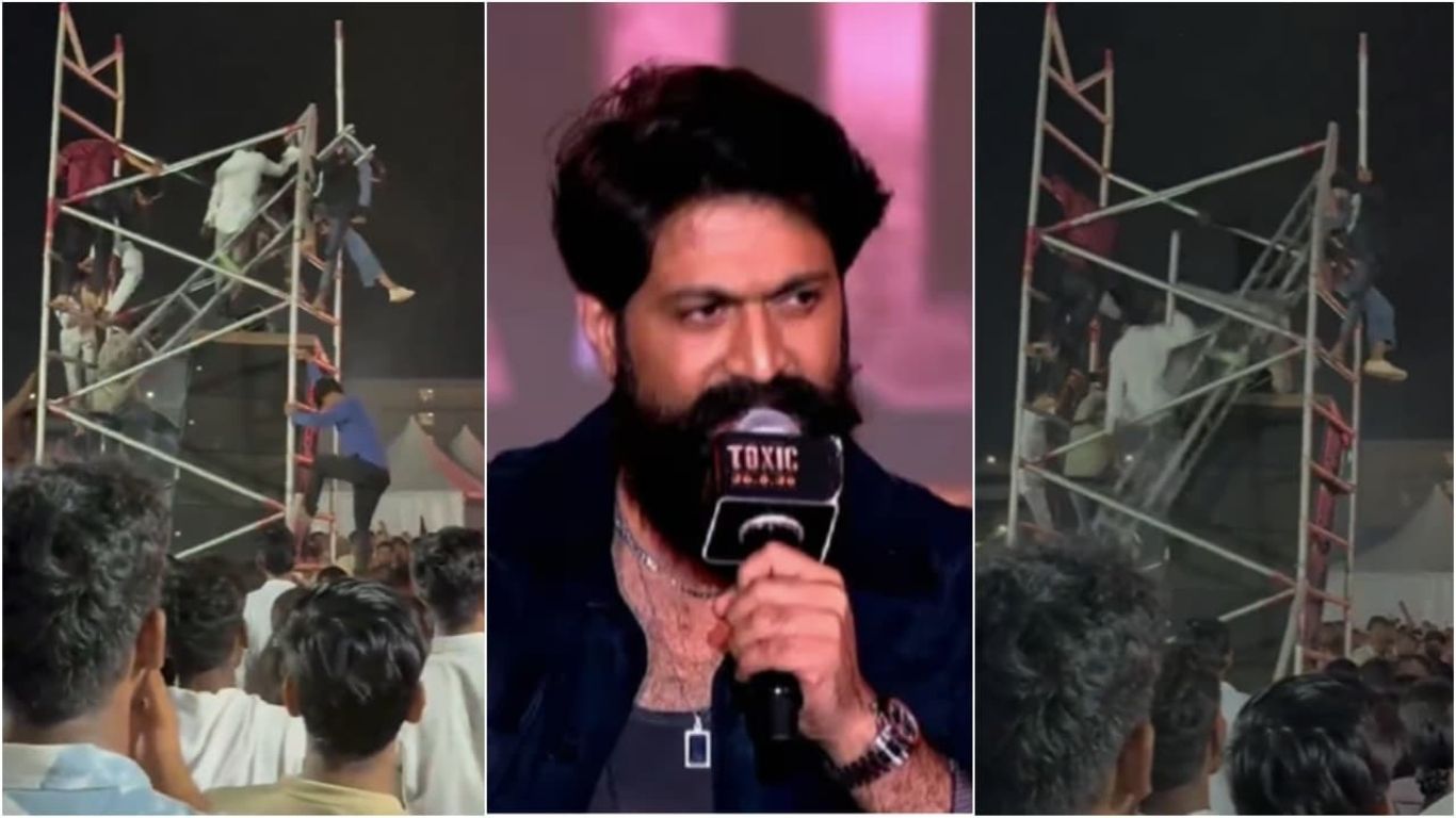 Big Shock At Yash’s Toxic Pre-Release Event! Speaker Stand Collapses, 4 Injured; FIR Filed Against Organisers