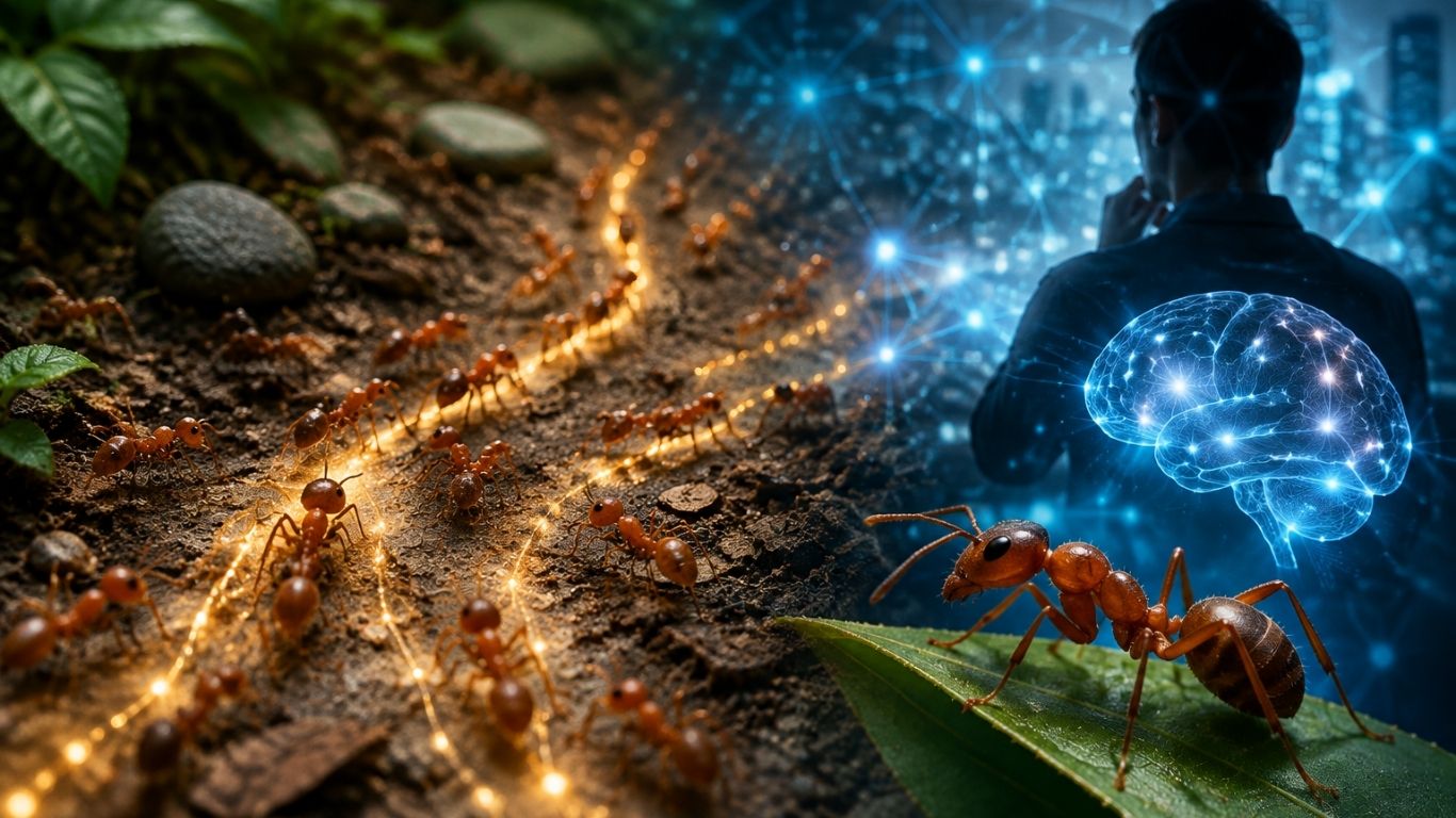 How Ants Teach Humans Better Decision-Making Through Collective Intelligence and AI